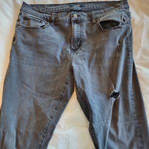 Aeropostale Super Skinny 34/34 (Used) (Stretch) Distressed with rips.